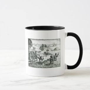 Die hottentottische Art des Fischens Tasse