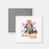 Die Hoverboard-Königin Magnet (Vorderseite/Rückseite)