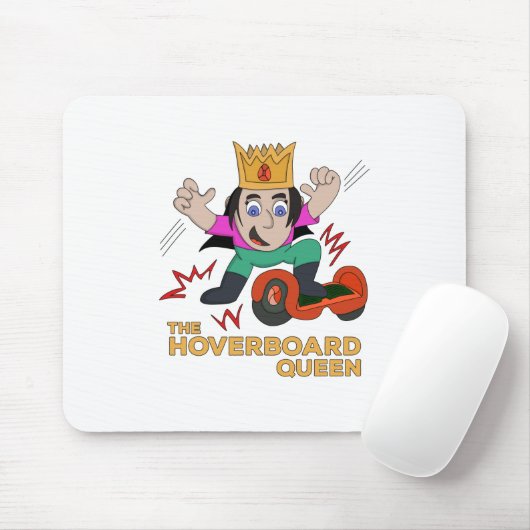 Die Hoverboard-Königin Mousepad (Mit Mouse)