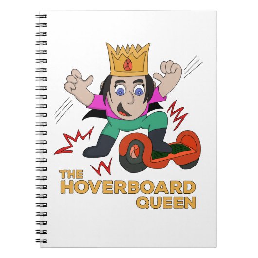 Die Hoverboard-Königin Notizblock (Vorderseite)