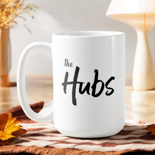 Die Hubs Lustige Braut oder Ehemann Typografie Kaffeetasse