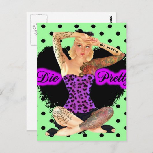 Die Hübsch Postkarte (Vorne/Hinten)