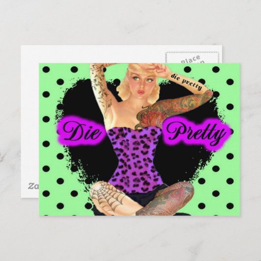 Die Hübsch Postkarte (Vorne/Hinten)