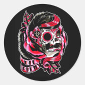 Die Hübsch Runder Aufkleber (Vorderseite)