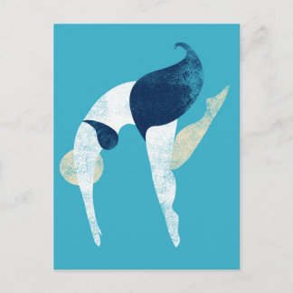 Die Hübsche Bauchdecke-Postkarte Postkarte