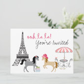 Die Hübsche Einladung von Ponies Paris Horse zum G (Stehend Vorderseite)