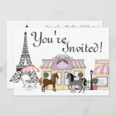 Die Hübsche Einladung von Ponies Paris Horse zum G (Vorne/Hinten)