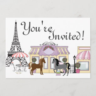 Die Hübsche Einladung von Ponies Paris Horse zum G