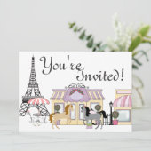 Die Hübsche Einladung von Ponies Paris Horse zum G (Stehend Vorderseite)