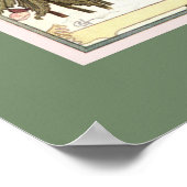 Die hübsche Gärtnerin Klassik Französisch Schweize Poster (Ecke)