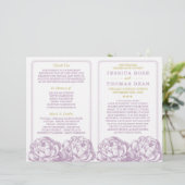 Die Hübsche Hochzeitskollektion der Peony Floral (Stehend Vorderseite)