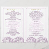 Die Hübsche Hochzeitskollektion der Peony Floral (Rückseite)