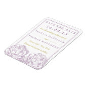 Die Hübsche Hochzeitskollektion der Peony Floral Magnet (Linke Seite)