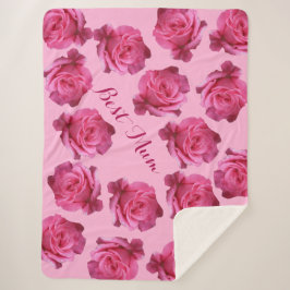 Die hübsche Rosenblüte der Mutter am Tag Spaß Sherpadecke