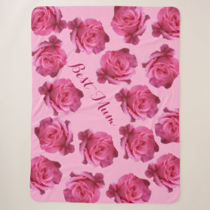 Die hübsche Rosenblüte der Mutter am Tag Spaß Sherpadecke