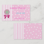 Die hübsche Visitenkarte/die nennende Karte der (Vorne/Hinten)