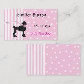 Die hübsche Visitenkarte/die nennende Karte der (Vorne/Hinten)