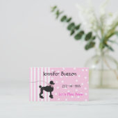 Die hübsche Visitenkarte/die nennende Karte der (Stehend Vorderseite)