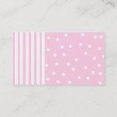 Die hübsche Visitenkarte/die nennende Karte der (Rückseite)