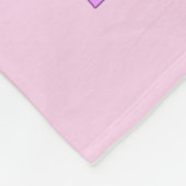 Die Hübschen Regenbogenfarben sind im Juni Geboren Fleecedecke (Ecke)