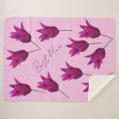 Die hübschen Tulpen der besten Mutter Sherpadecke (Vorderseite (Horizontal))