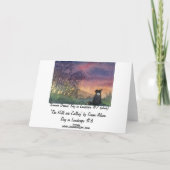 Die Hügel rufen Karte (Rückseite)