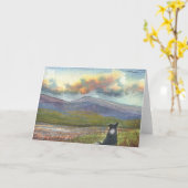 Die Hügel rufen Karte (Gelbe Blume)