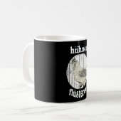 Die Hühner flüstern Kaffeetasse (Vorderseite Links)
