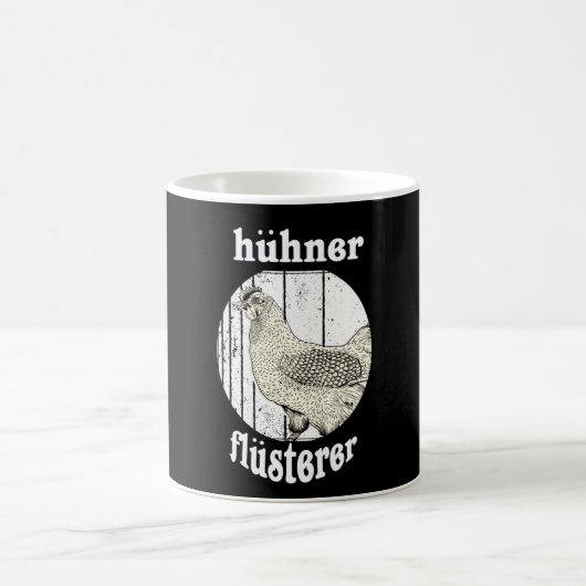 Die Hühner flüstern Kaffeetasse (Mittel)