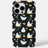 Die Hühner träumen in der Kulisse des Schwarzen Case-Mate iPhone Hülle (Rückseite)