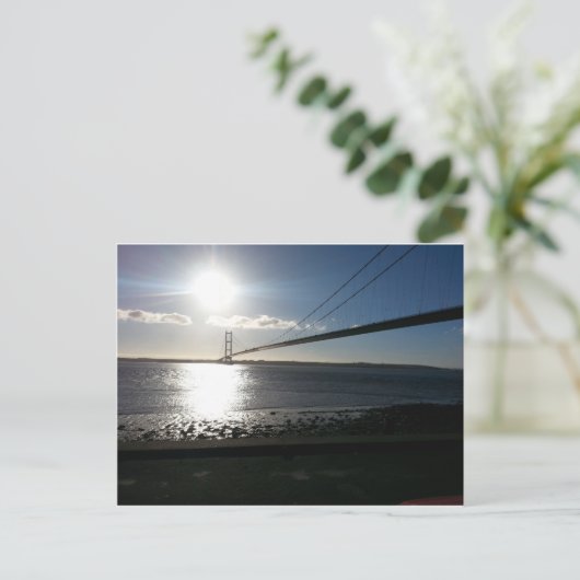 Die Humber-Brücke Postkarte (Stehend Vorderseite)
