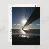 Die Humber-Brücke Postkarte (Vorne/Hinten)