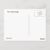 Die Humber-Brücke Postkarte (Rückseite)