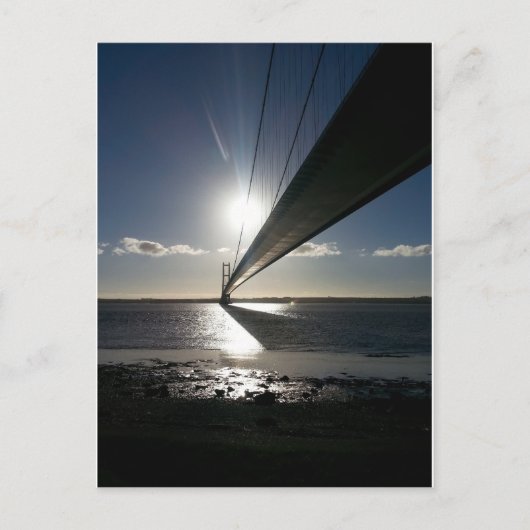 Die Humber-Brücke Postkarte (Vorderseite)
