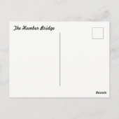 Die Humber-Brücke Postkarte (Rückseite)