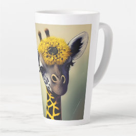 Die Hummel Giraffe Digitale Kunst Milchtasse