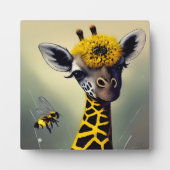 Die Hummel Giraffe Fotoplatte (Vorderseite)