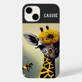 Die Hummel Giraffe Personalisiert Case-Mate iPhone Hülle (Rückseite)