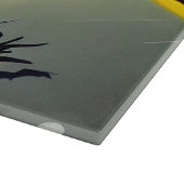 Die Hummel Giraffe Whimsical Digital Art Schneidebrett (Ecke)