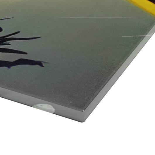 Die Hummel Giraffe Whimsical Digital Art Schneidebrett (Ecke)