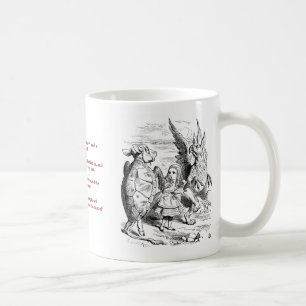 Die Hummer-Quadrille-Tasse, Alice im Wunderland Kaffeetasse