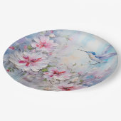 Die Hummingbird-Designserie 11 Pappteller (Schrägansicht)