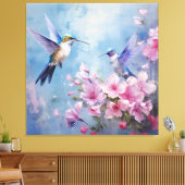 Die Hummingbird-Designserie 12 Leinwanddruck (Insitu (Wohnzimmer))
