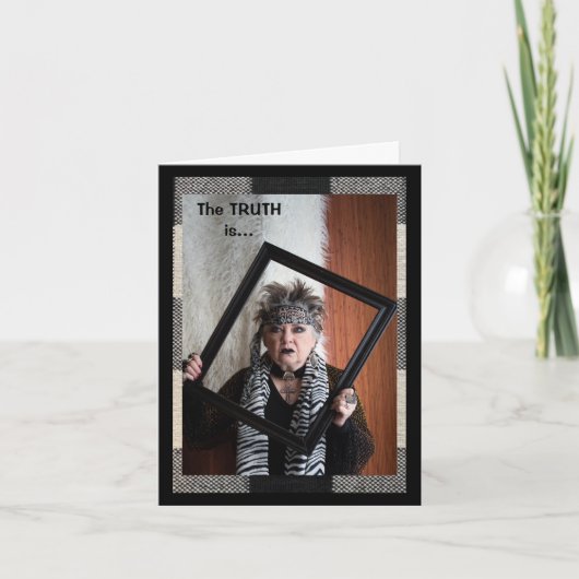 Die humorvolle Wahrheit über Ihre innere Kinderkar Karte (Vorderseite)