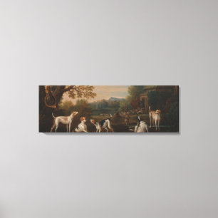 Die Hunde loslassen Leinwanddruck