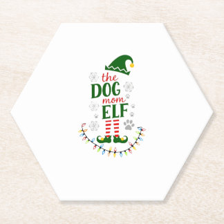 Die Hunde-Mama-Elfe Weihnachten Lustiger Hunde-Lie Untersetzer