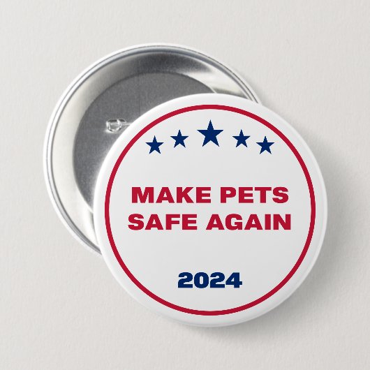 Die Hunde wieder sicher essen lassen Button (Vorne & Hinten)