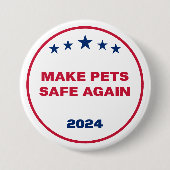 Die Hunde wieder sicher essen lassen Button (Vorderseite)