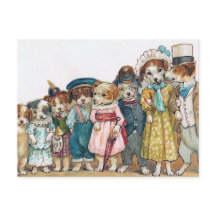 "Die Hundefamilie" Vintag