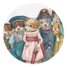 "Die Hundefamilie" Vintage